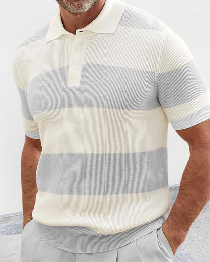 Men's Short-Sleeve Color-Block Shirt– Slim Fit