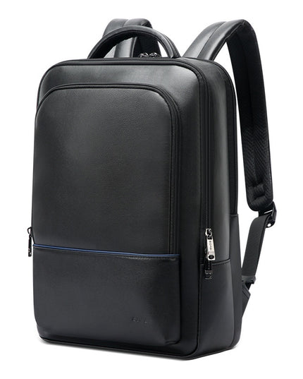 Men's Genuine Leather Business Commuter Backpack