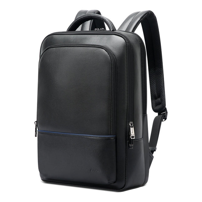 Men's Genuine Leather Business Commuter Backpack