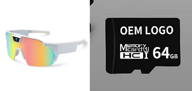 AI Smart Riding Glasses with Built-In Camera – Multiple Lens Types & Storage Options