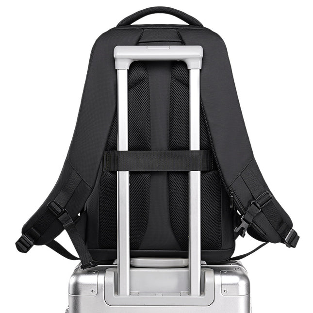 Men's Urban Minimalist Business Backpack – USB Port, 20–35L, Laptop Ready