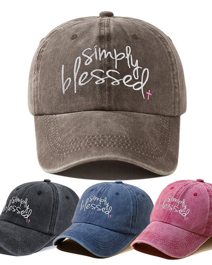 Simply Blessed Embroidered Baseball Cap