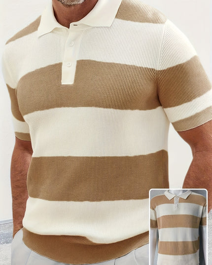Men's Short-Sleeve Color-Block Shirt– Slim Fit