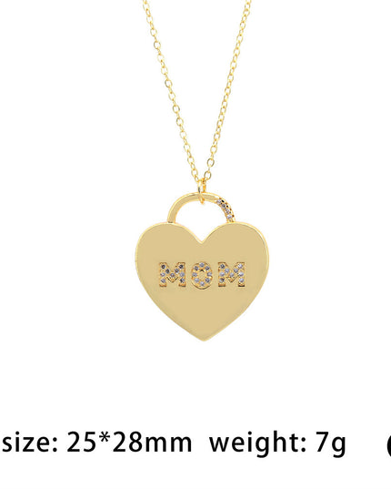 MAMA Rhinestone Necklace | Mother's Day Gift