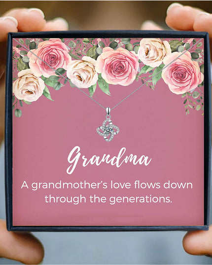 Four-Leaf Clover Lucky Necklace | Mother's Day Gift Set