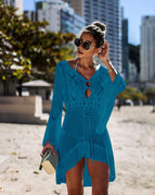 Peacock blue / One size