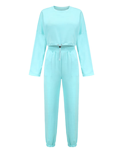 Women's Casual 2-Piece Fleece Tracksuit Set