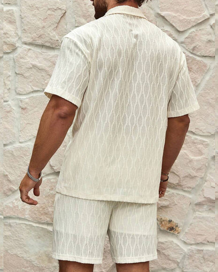 Men's Summer Two-Piece Short - Set — Shirt & Shorts