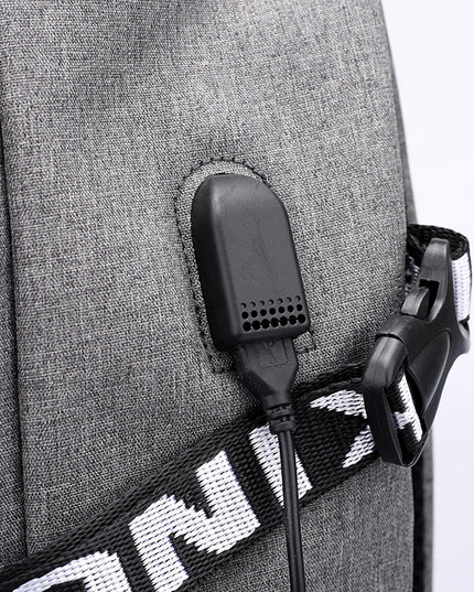 Laptop Backpack with USB Charging Port – 20–35L, Oxford Fabric, 3 Colors