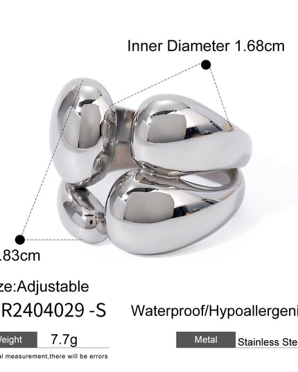 Alexis Sculptural Statement Ring