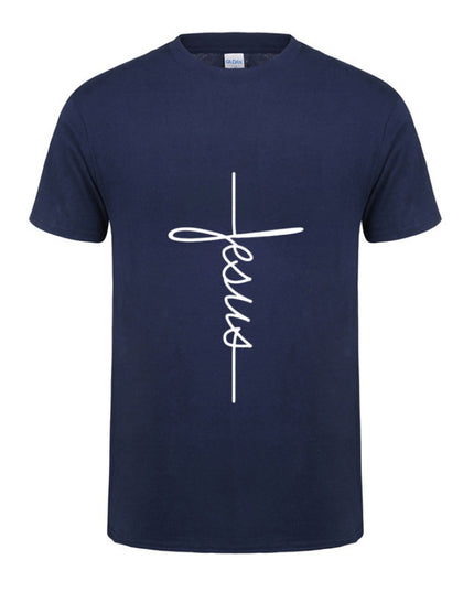 Men's Graphic Print T-Shirt – Short Sleeve