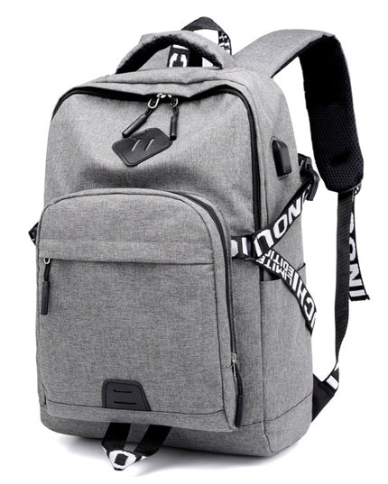 Laptop Backpack with USB Charging Port – 20–35L, Oxford Fabric, 3 Colors