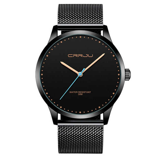 Men's Stainless Steel Mesh Belt Fashion Watch – 5 Styles