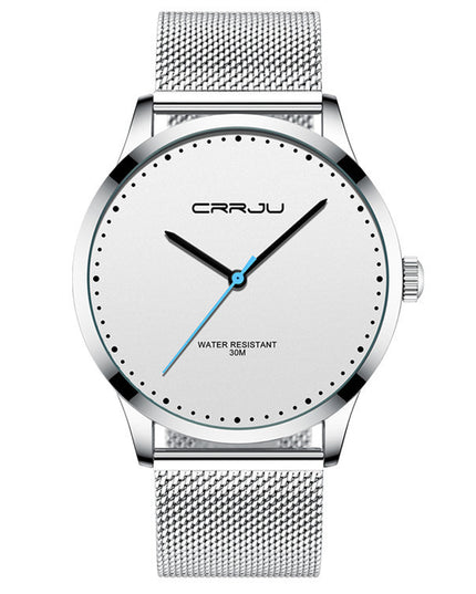 Men's Stainless Steel Mesh Belt Fashion Watch – 5 Styles