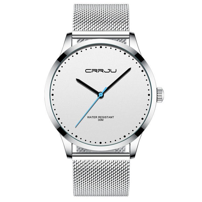 Men's Stainless Steel Mesh Belt Fashion Watch – 5 Styles