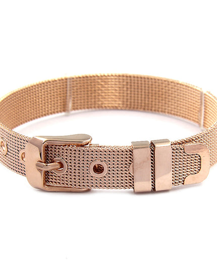 Diamond Crown Letter Bracelet | Stainless Steel | Mother's Day Gift