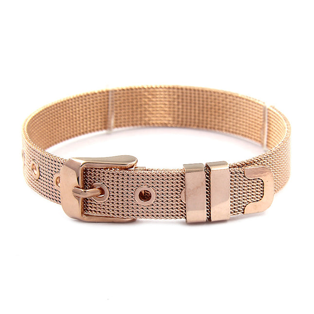 Diamond Crown Letter Bracelet | Stainless Steel | Mother's Day Gift