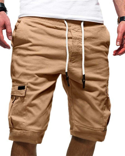 Men's Casual Cargo Shorts – Straight-Cut, 4 Colors, M–3XL