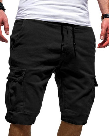 Men's Casual Cargo Shorts – Straight-Cut, 4 Colors, M–3XL