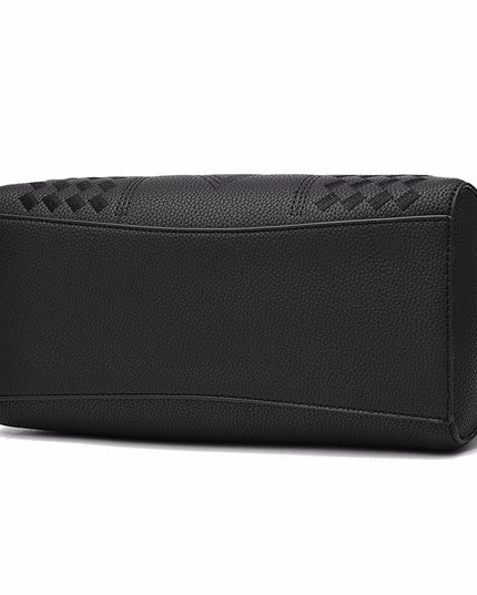 Women's Leather Handbag – Multi-Compartment, 7 Colors