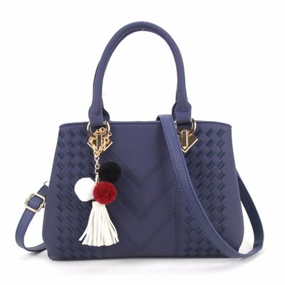 Women's Leather Handbag – Multi-Compartment, 7 Colors
