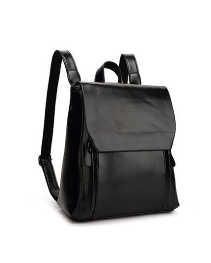 Women's Composite Leather Backpack – Anti-Theft, Waterproof, Laptop Pocket, 3 Colors