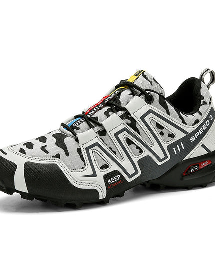Men's Tactical Hiking Shoes – Nubuck Leather, Non-Slip EVA Sole, Sizes 39–47