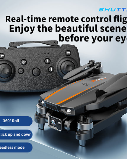 H31 Foldable VR Drone With 360 Flip Camera Adjustable HD Optics Altitude Control Dual Batteries 8-10 Min Flight Bundle Drone Ads Rc Plane