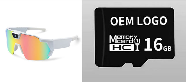 AI Smart Riding Glasses with Built-In Camera – Multiple Lens Types & Storage Options