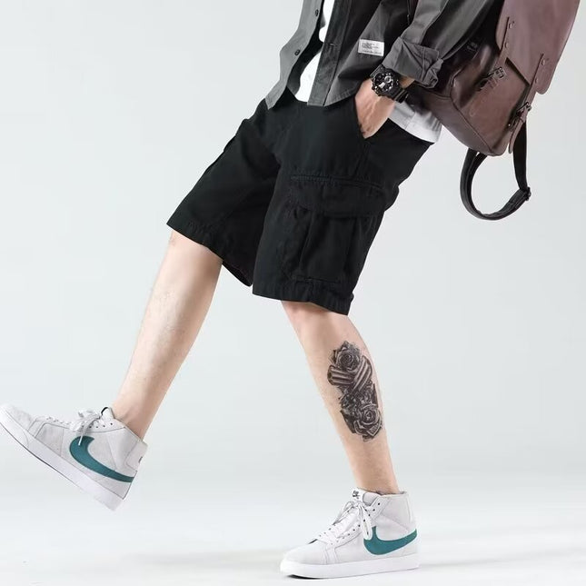 Men's Cargo Overalls Shorts – Relaxed Fit, Summer Ready