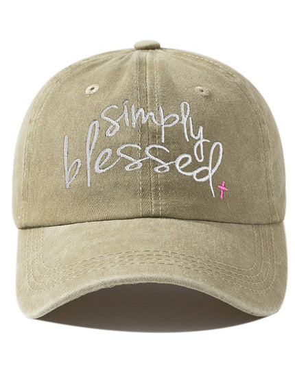 Simply Blessed Embroidered Baseball Cap