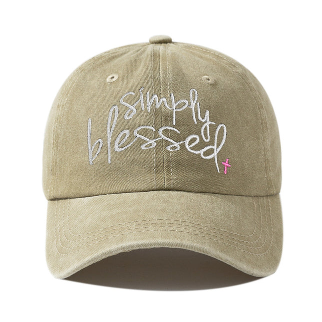 Simply Blessed Embroidered Baseball Cap