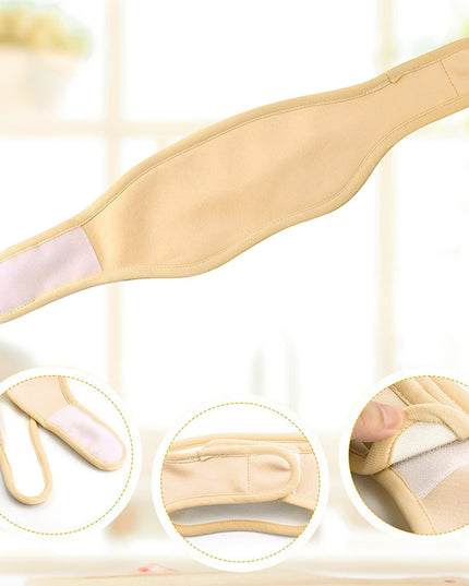 Reusable Castor Oil Pack Elastic Belt Suit – Waist & Neck Bag Set, 4 Colors