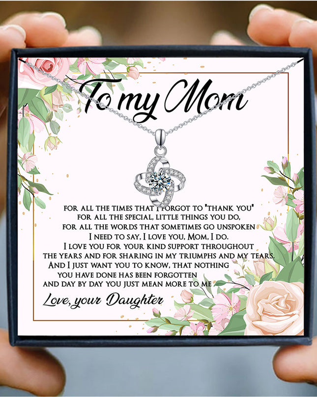 Four-Leaf Clover Lucky Necklace | Mother's Day Gift Set