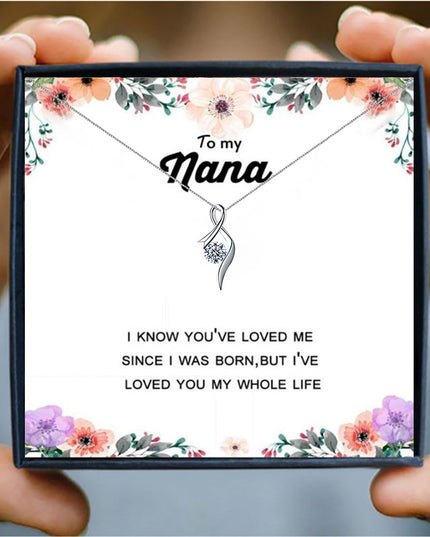 Four-Leaf Clover Lucky Necklace | Mother's Day Gift Set
