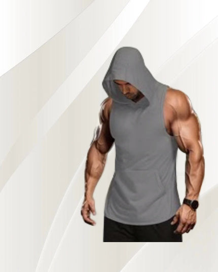 Breathable Lightweight Sweat-wicking Training Tight-fitting Hooded Vest