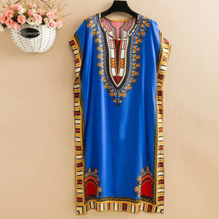 Women's 3D Floral Hooded Dress – Cotton Silk, 10 Colors, One Size