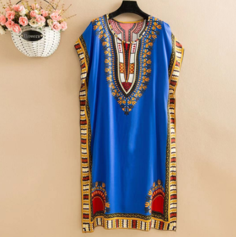 Women's 3D Floral Hooded Dress – Cotton Silk, 10 Colors, One Size