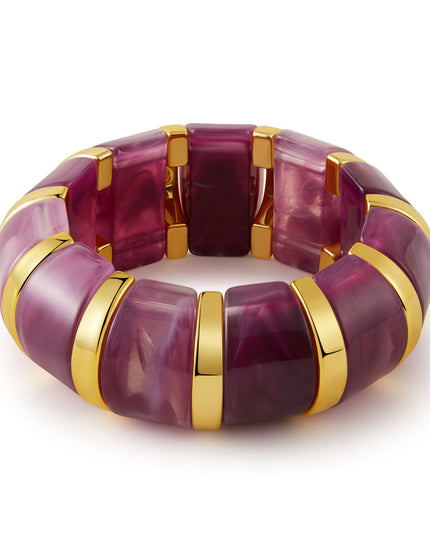 Women's Acrylic Blooming Pattern Bracelet – 9 Unique Designs