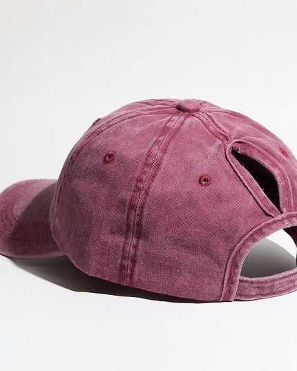 Washable  Baseball Cap for Women - Spring/Summer