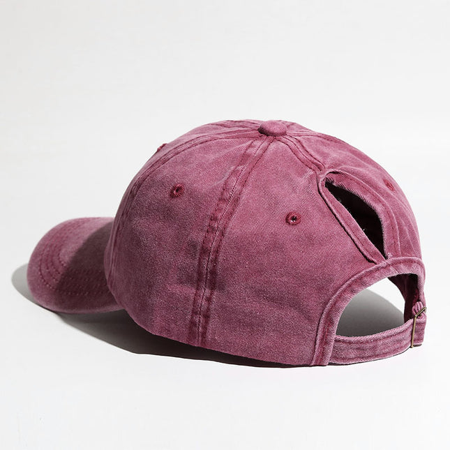 Washable  Baseball Cap for Women - Spring/Summer