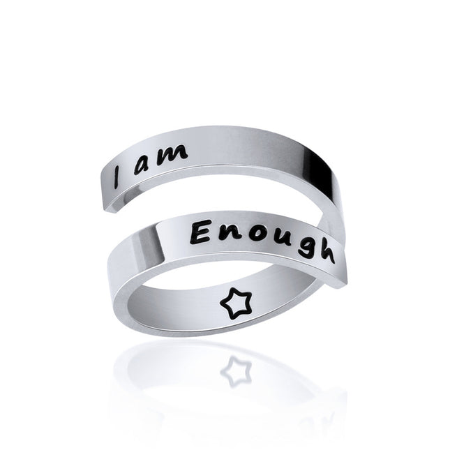 Titanium Steel Open Ring Set – Adjustable Stackable Rings | Silver & Rose Gold | 2–8 Piece Sets