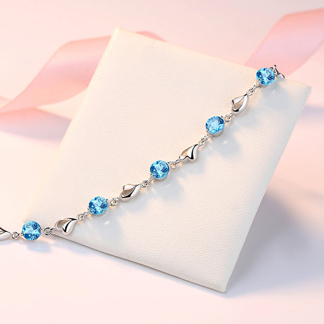 Sterling Silver Floral Bracelet | Mother's Day Gift