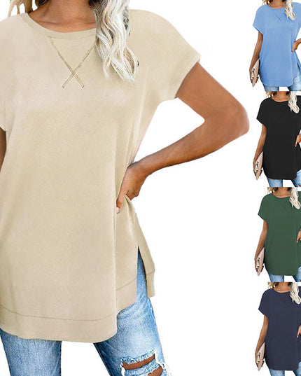 Women's Longline Tunic T-Shirt – 5 Colors, Sizes S–XXL