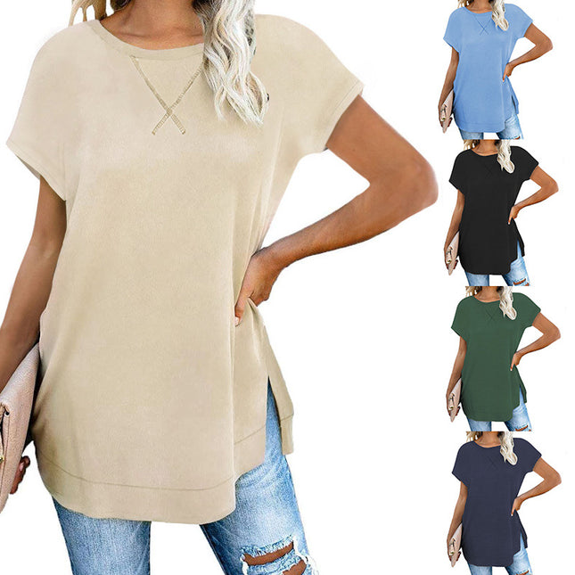 Women's Longline Tunic T-Shirt – 5 Colors, Sizes S–XXL