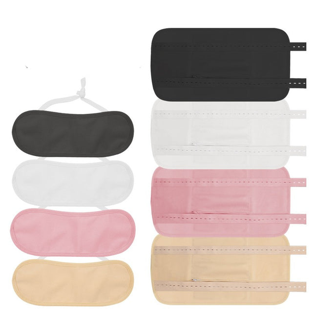 Reusable Castor Oil Pack Elastic Belt Suit – Waist & Neck Bag Set, 4 Colors