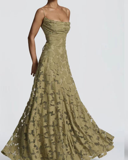 Women's Backless Lace-Up Sling Dress – Sexy High-Waist Sleeveless | Prom & Party | 5 Colors