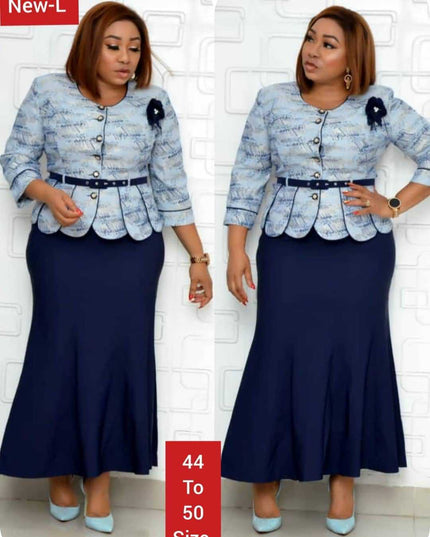 Women's Floral Two-Piece  Skirt Set