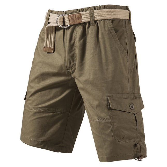 Men's Cotton Casual Shorts – Relaxed Fit, Extended Sizes M–5XL