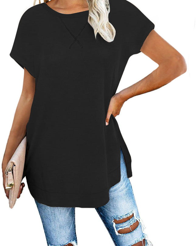 Women's Longline Tunic T-Shirt – 5 Colors, Sizes S–XXL